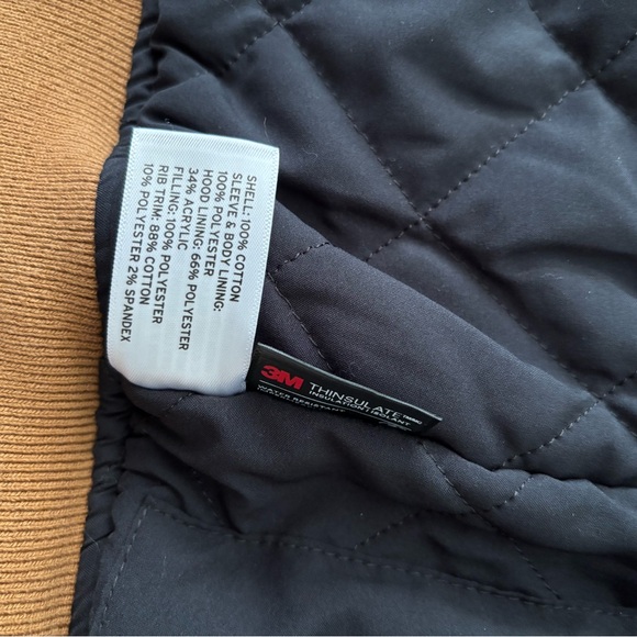 Duluth Superior Fire hose Tan Hooded Jacket - Picture 7 of 8